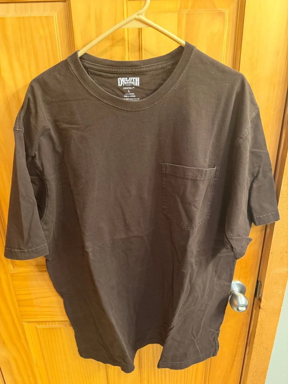 4 Duluth Trading Co Short Sleeve Pocket T-Shirts - Gray, Green, Brown x2 - Picture 7 of 7